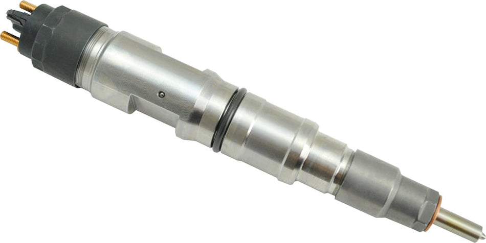 Bosch 0445120235 diesel fuel injector for Fendt, Sisu, and Massey Ferguson tractors and industrial engines, cross references 0986435553 and V837073713.