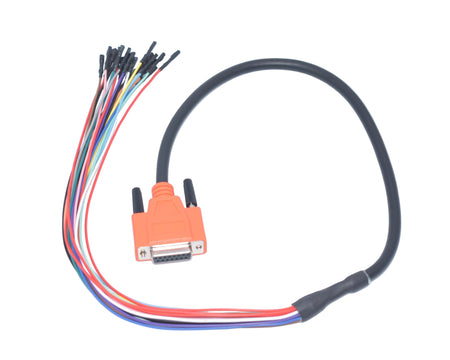 Autotuner EDC16 breakout bench cable DB15 female 65cm high quality terminals manual ECU connection CreativeOBD