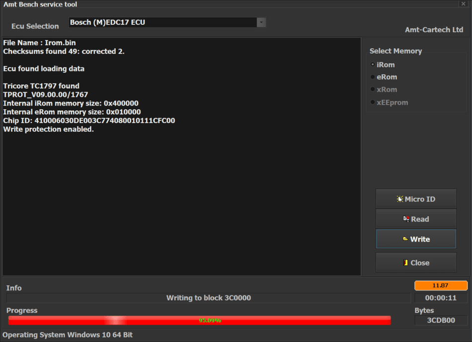 AMT Cartech BST interface, software, UK Supply