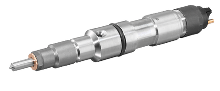 Bosch 0445120424 common rail injector for Deutz, Volvo, MAN D26/D38 Euro VI engines, cross 04514650, genuine OEM.