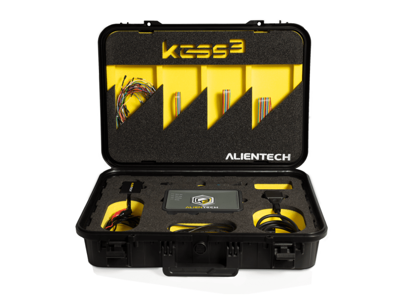 Alientech KESS3 Master ECU tuning tool with carry case and cables