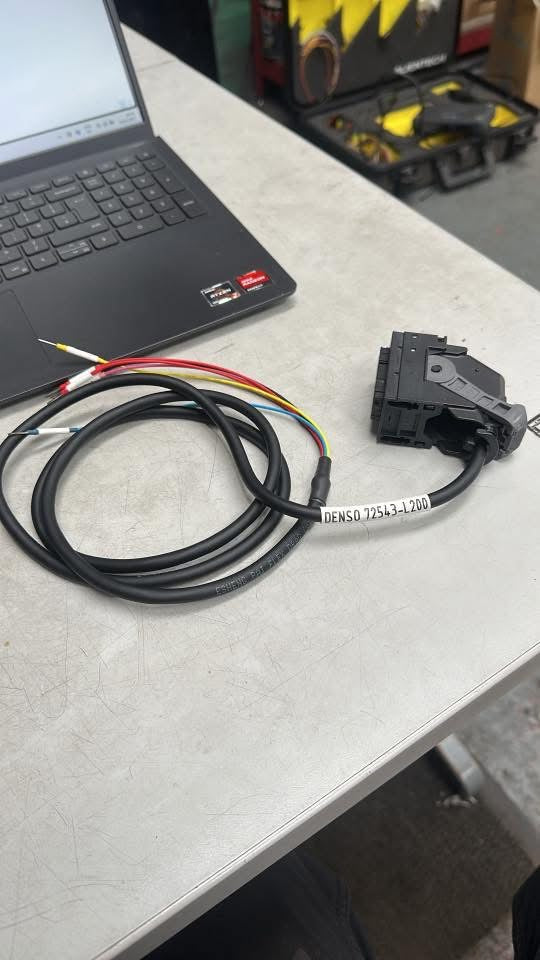 Premium bench cable for Mitsubishi L200 (2015+) and compatible models with DENSO SH72543 ECU. Custom-built for professional ECU tuning, diagnostics, and programming. Reliable, UK-assembled, and rigorously tested by CreativeOBD.