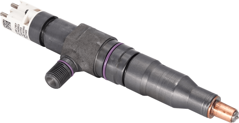Delphi BEBJ1D02001 F2P smart injector for DAF or PACCAR trucks, new genuine OEM, cross 2005596, 1993389, 12/24V operation.