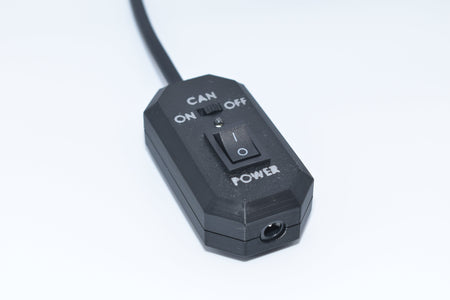 ECU bench cable switch with CAN and power control, dc input